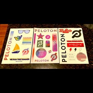 Peloton: 5 collector stickers, 3 instructor cards